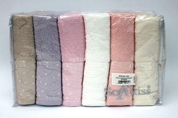 Полотенце махровое 50х90 "Soft Kiss" Tomurcuk